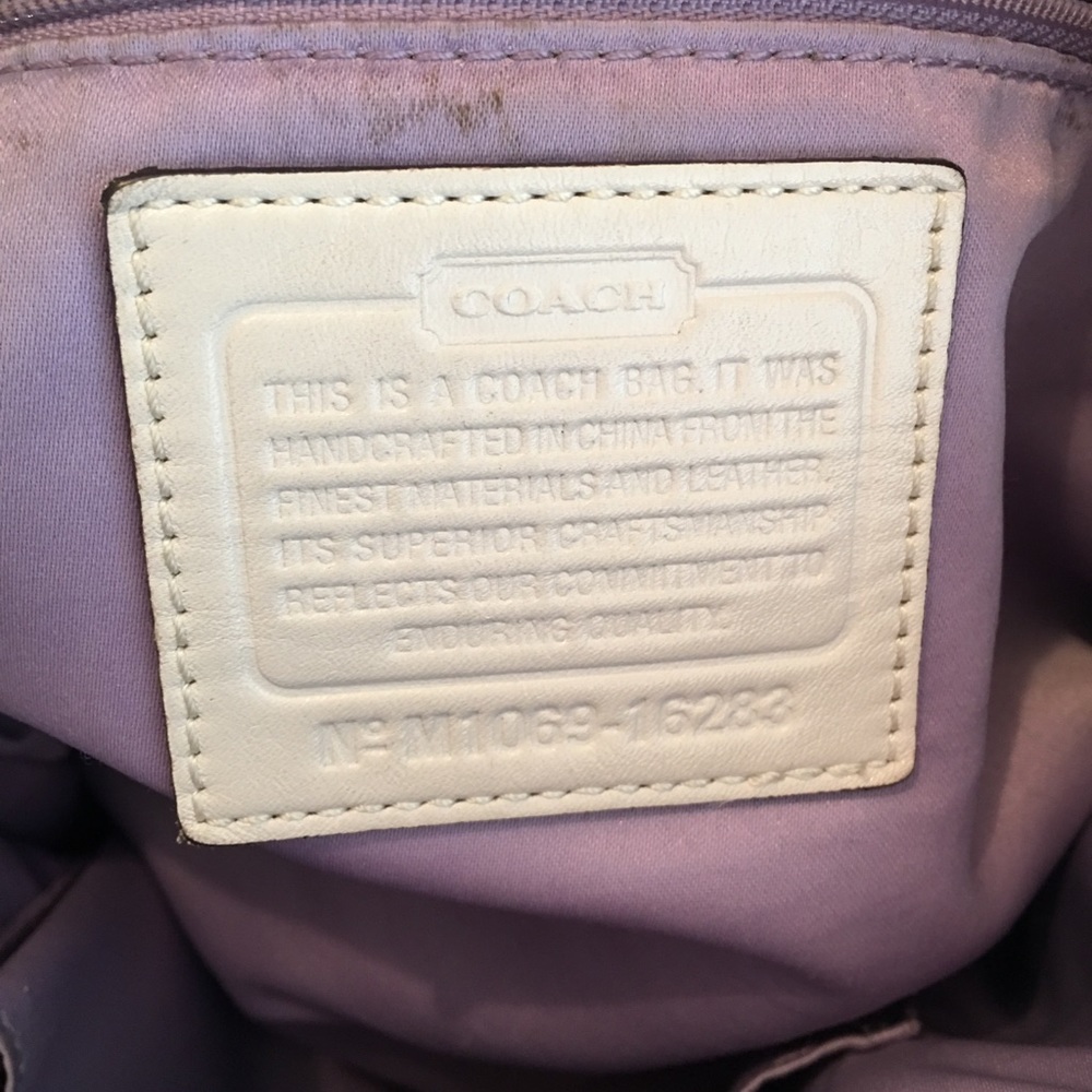 Used Coach Handbag - Picture 6 of 8